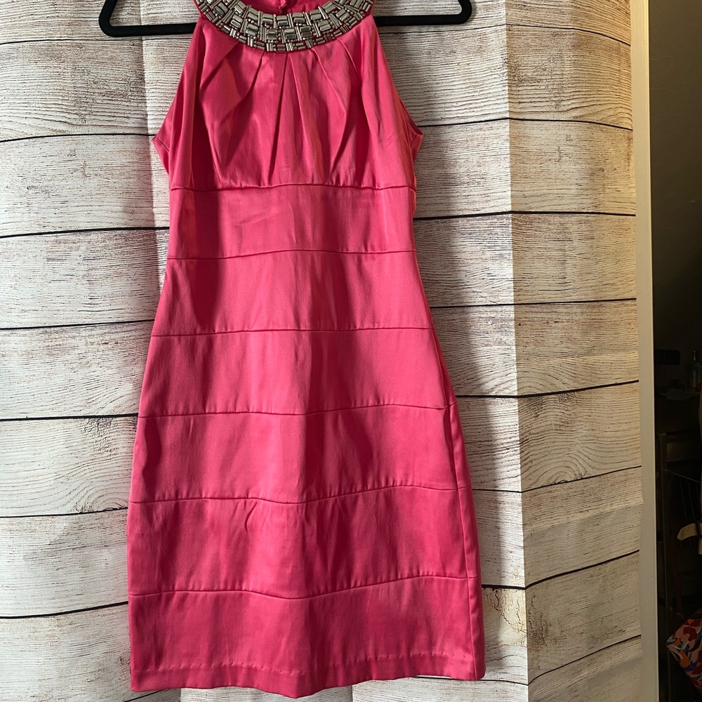 Hot pink dress